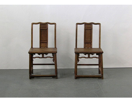 A Pair of Chinese Side Chairs, Dengguayi